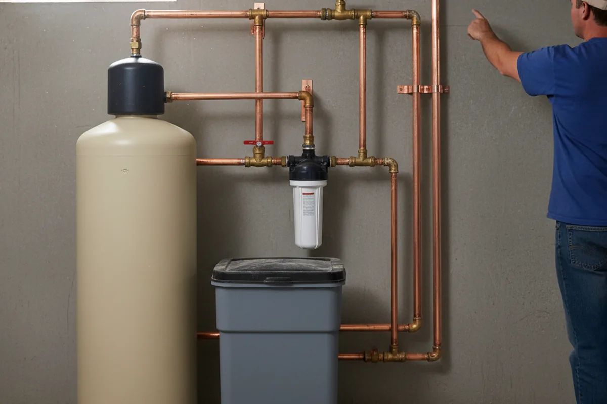 Whole-house water treatment system installed in Pinckney